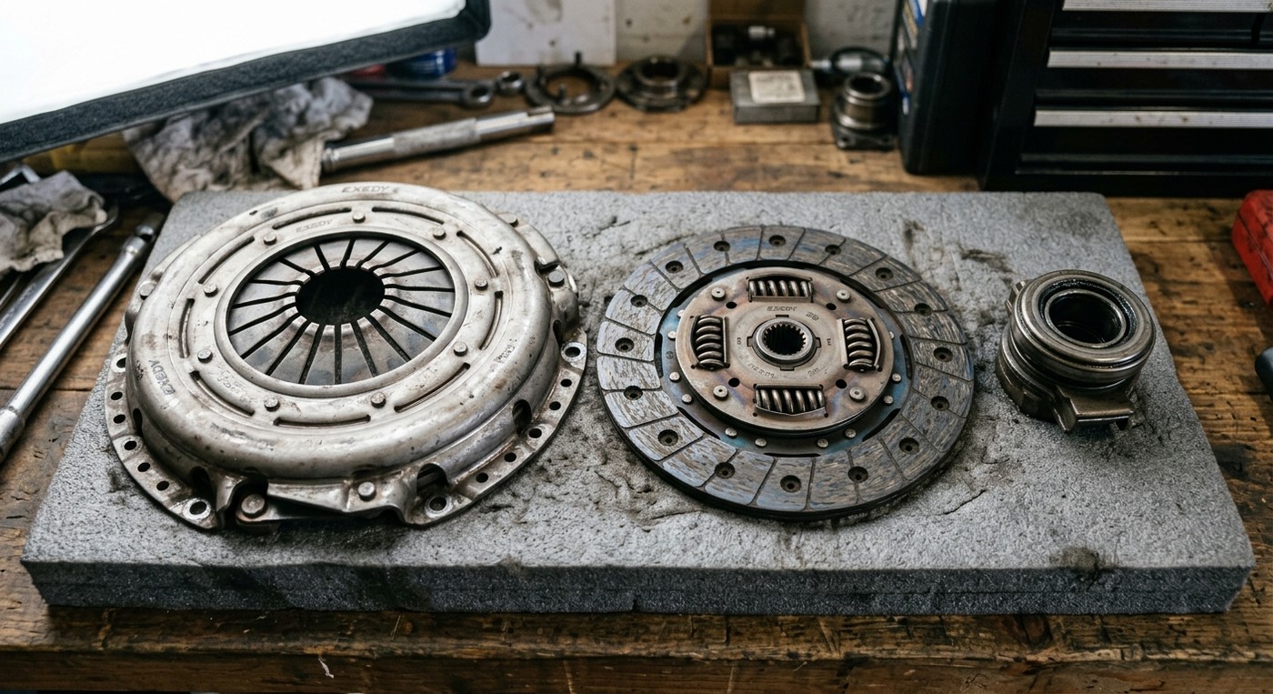 ランクル70 クラッチ一式（クラッチカバー・ディスク・レリーズベアリング）