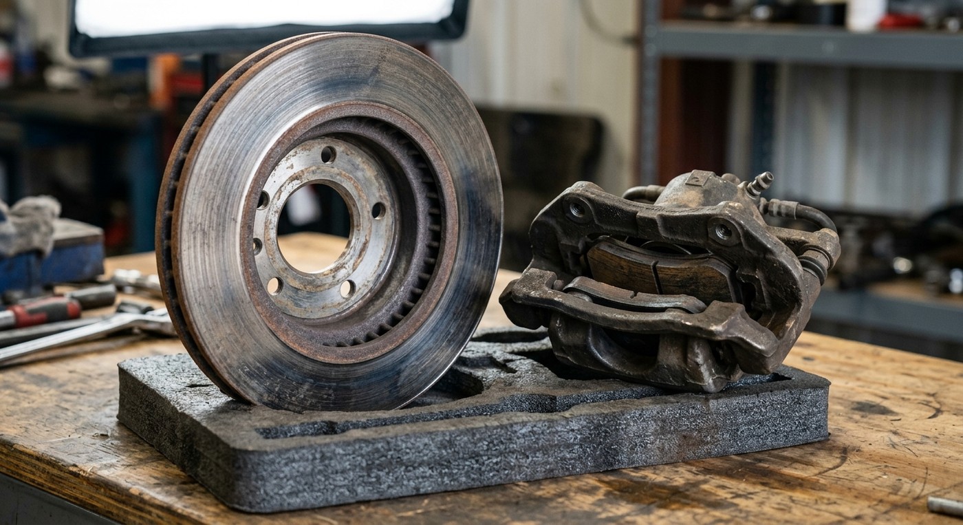 ランクル70 フロントブレーキ（ディスクローター・キャリパー）