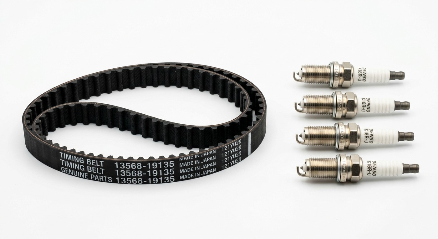 ランクル80 タイミングベルト・スパークプラグ