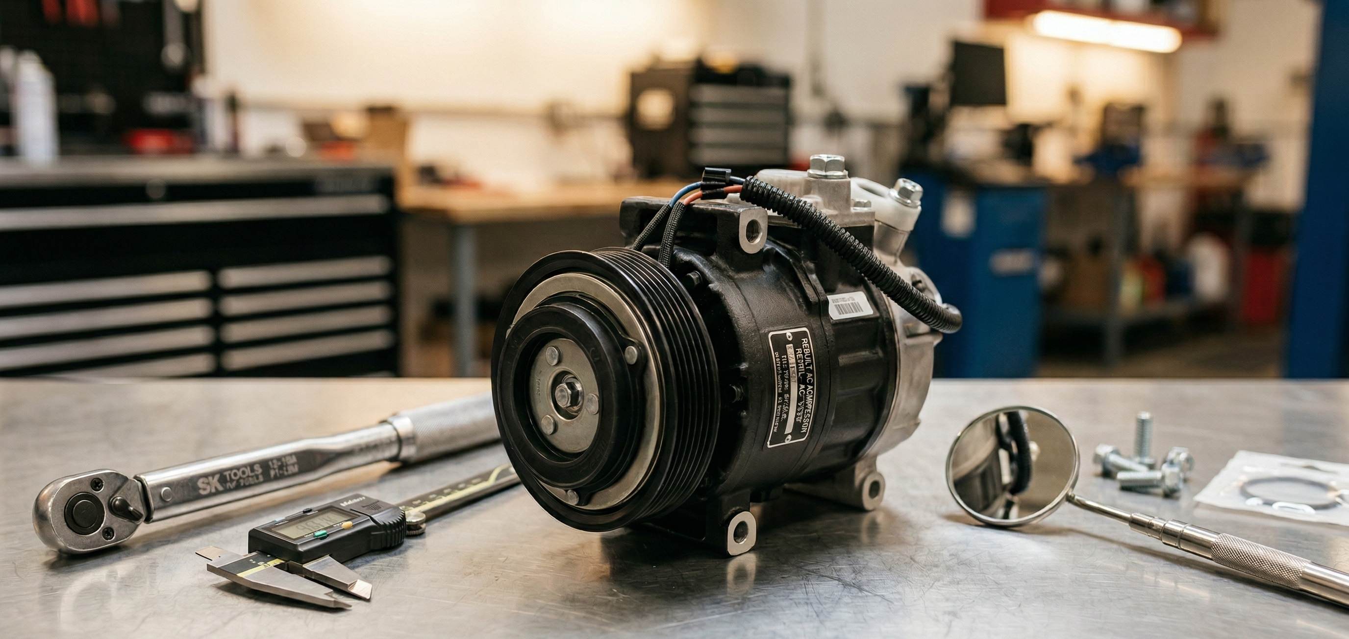 コンプレッサー 検査・品質確認工程